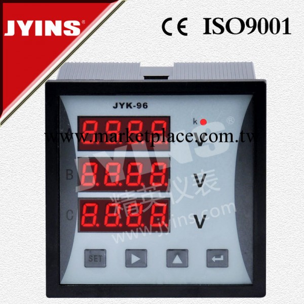 JYK-96三相數顯電流表/電壓表 數字式電流測量機表工廠,批發,進口,代購