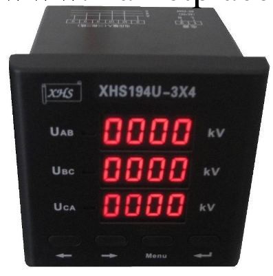 特價供應智能三相數顯電壓表 XHS194U-3X4工廠,批發,進口,代購