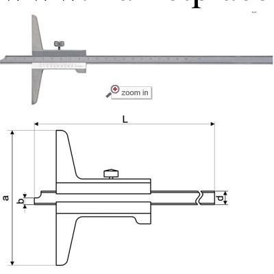 遊標深度尺北京梓航工廠,批發,進口,代購