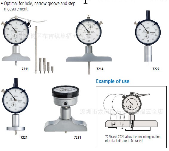 批發日本三豐深度表7210/7222工廠,批發,進口,代購