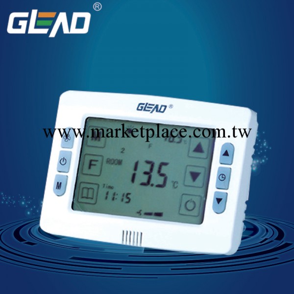 熱銷TS-600-K六健式數字液晶顯示溫控器 中央空調用周編程功能工廠,批發,進口,代購
