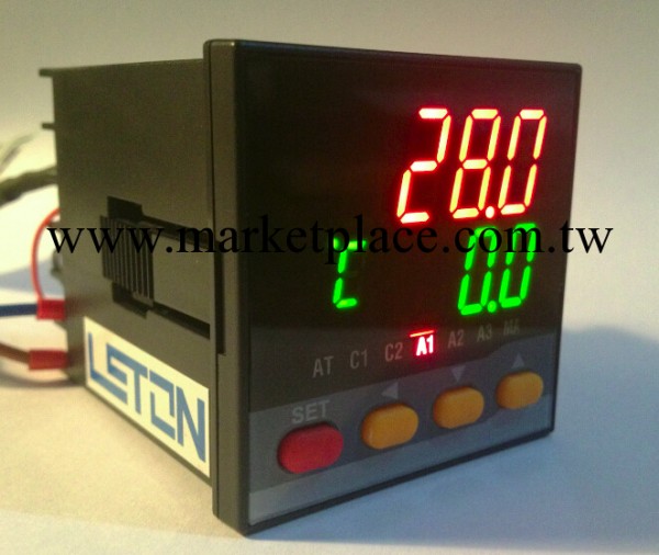 臺灣LETON溫度控制器PVR4   LED高亮度小體積48*48麵板溫控表批發・進口・工廠・代買・代購