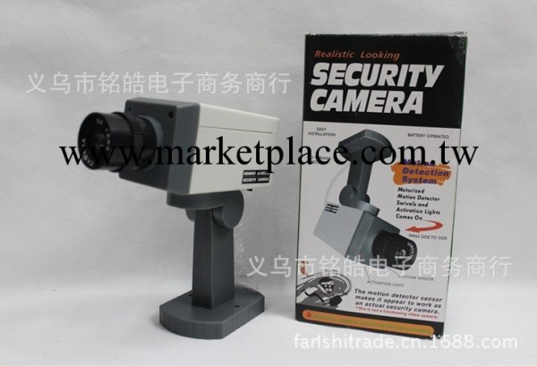 仿真攝影頭/仿真監控/假攝影頭/槍式感應 可轉動 security camera工廠,批發,進口,代購