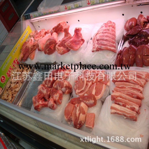 江蘇工廠36W冷鮮肉櫃肉燈 1.2米粉紅色冷鮮肉展示燈 生鮮照明燈工廠,批發,進口,代購