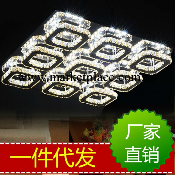 柏森 現代簡約LED客廳燈 創意吸頂燈 臥室燈具餐廳燈飾大氣水晶燈批發・進口・工廠・代買・代購