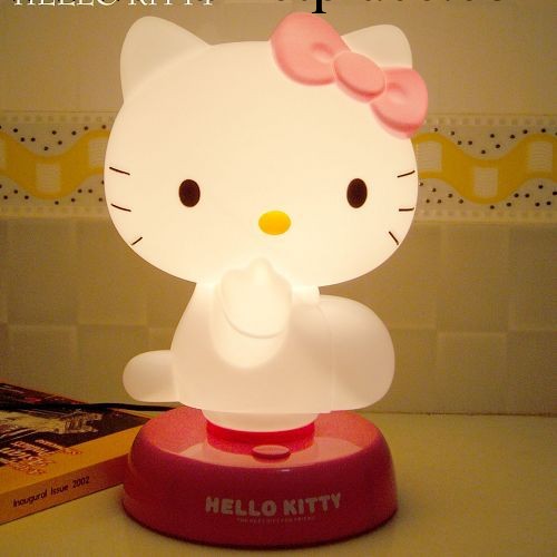 hello kitty可愛小臺燈 kt小夜燈 kitty臺燈工廠,批發,進口,代購