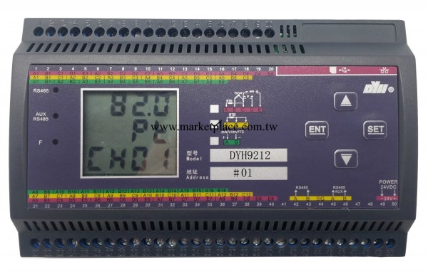采集模塊-(12路熱電阻信號采集,LCD顯示,RS485,記錄功能,以太網)批發・進口・工廠・代買・代購