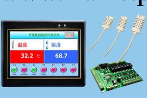 7寸彩色觸摸屏智能化人工氣候箱環境控制溫度濕度CO2濃度采集報警工廠,批發,進口,代購