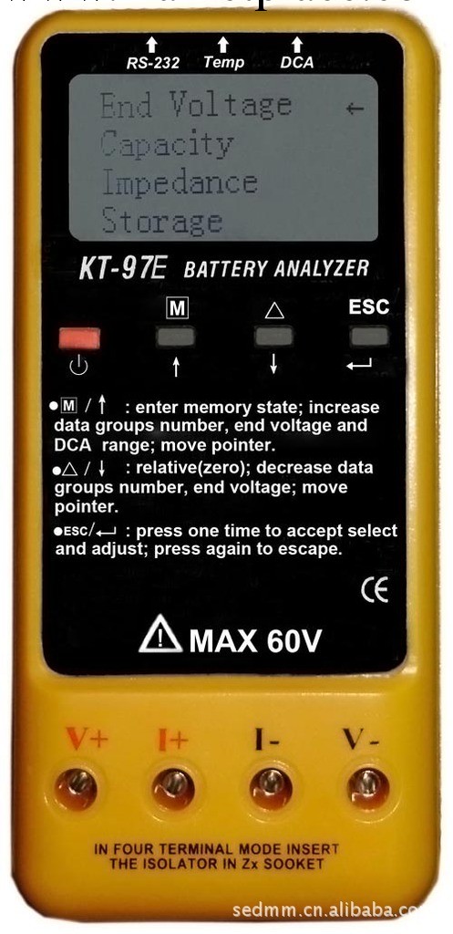 電池分析機/電池測量機/電池檢測機 KT-97E批發・進口・工廠・代買・代購