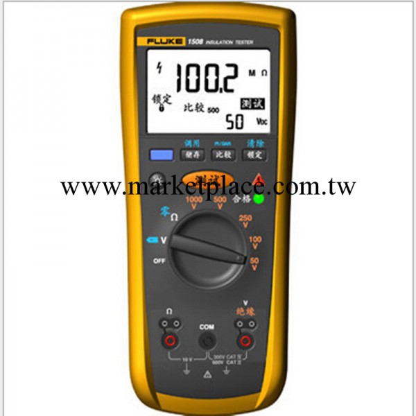 福祿克Fluke1508絕緣電阻測試機兆歐表F1508數字搖表原裝正品工廠,批發,進口,代購