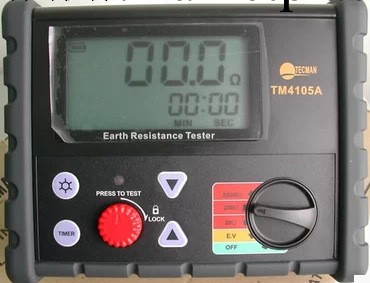 泰克曼TM4105A數字接地電阻測試機 接地電阻表 接地兆歐表搖表工廠,批發,進口,代購