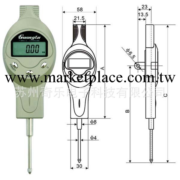 0-12.7mm/0-30mm/0-50mm數顯百分表工廠,批發,進口,代購