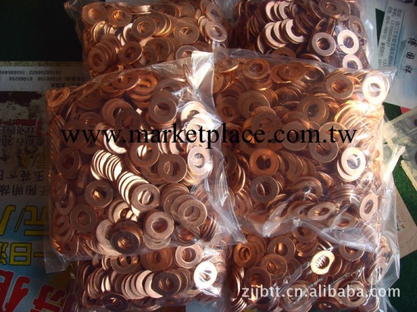 批發供應各種規格紫銅墊片。銅墊片工廠,批發,進口,代購