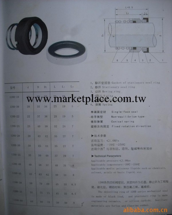 博科曼BKM101機械密封工廠,批發,進口,代購