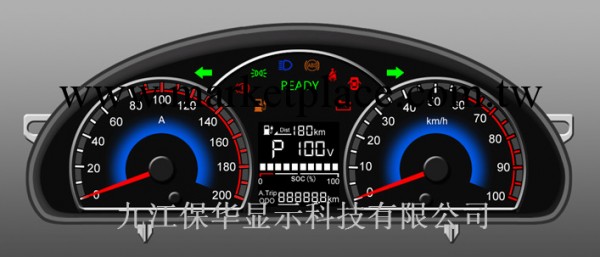 【訂制】ODM電動車液晶機表工廠,批發,進口,代購