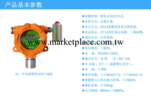 天津出售ST600在線式二氧化硫報警器、固定式二氧化硫報警器工廠,批發,進口,代購