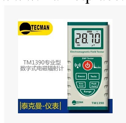 泰克曼TM1390數字電磁輻射計(高斯計) 電磁波測量機工廠,批發,進口,代購