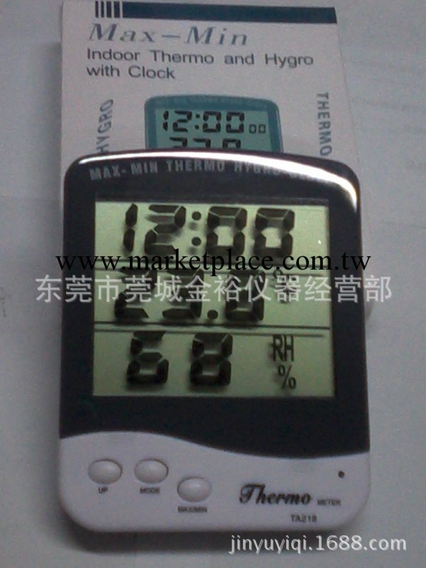 代理批發電子數顯溫濕度表  溫濕度計218  溫濕度表工廠,批發,進口,代購