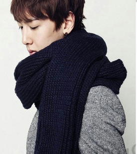 2015秋冬新款男士保暖韓版禦寒毛線針織圍巾 男士加厚N--0036工廠,批發,進口,代購