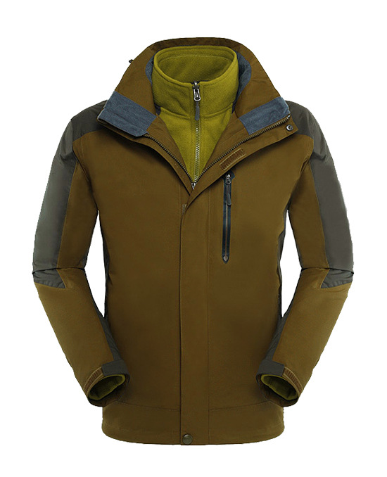 2015秋冬裝現貨新款戶外沖鋒衣兩件套登山服可脫卸外套工廠,批發,進口,代購