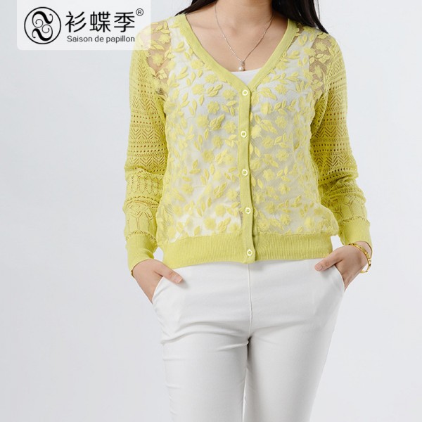 2015韓版新款原單針織衫女式開衫空調衫大碼披肩外套M077工廠,批發,進口,代購