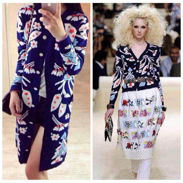 15秋冬款小香風羊絨開衫 走秀款女裝外套百搭時尚針織衫 一件代發工廠,批發,進口,代購