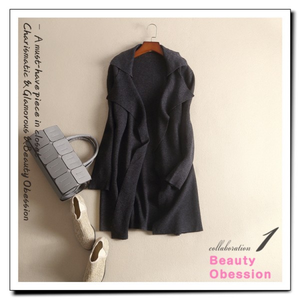 廠傢直銷歐洲站2015女款秋裝新款針織衫開衫女羊毛衫外套長款工廠,批發,進口,代購