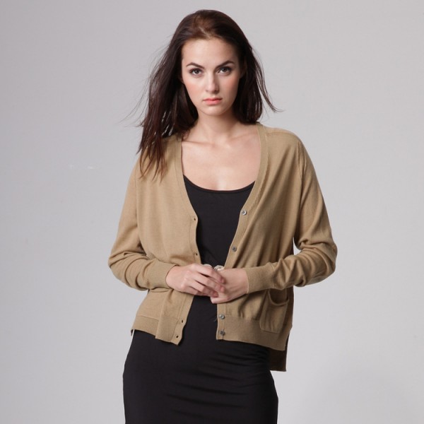 瑪拉咔囉2015秋裝新款歐美純色寬松長袖拼接針織開衫 女純羊毛衫工廠,批發,進口,代購