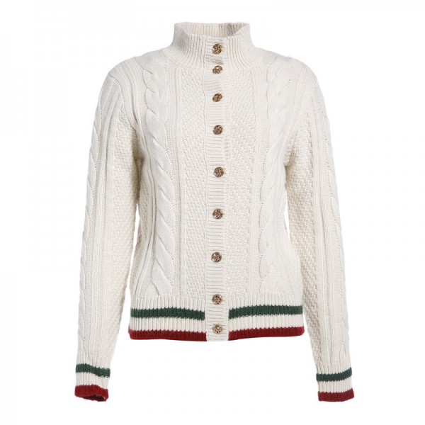 15秋冬歐美高端代理代發女裝外貿金屬扣針織開衫毛衣長袖 BI1703工廠,批發,進口,代購