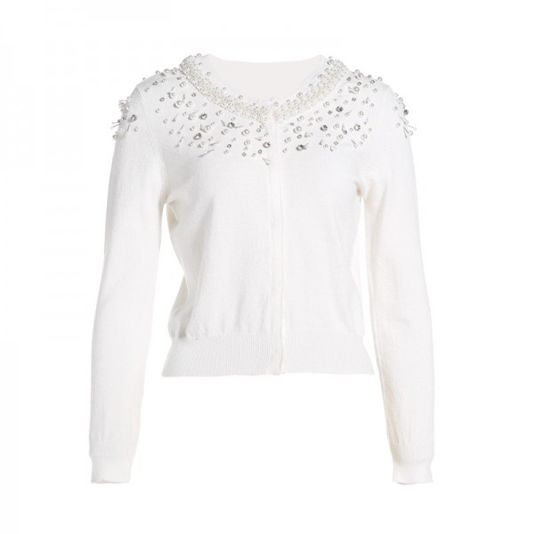 歐洲站2015秋冬季代理一件代發純色重工釘珠針織開衫長袖 BJ0808工廠,批發,進口,代購