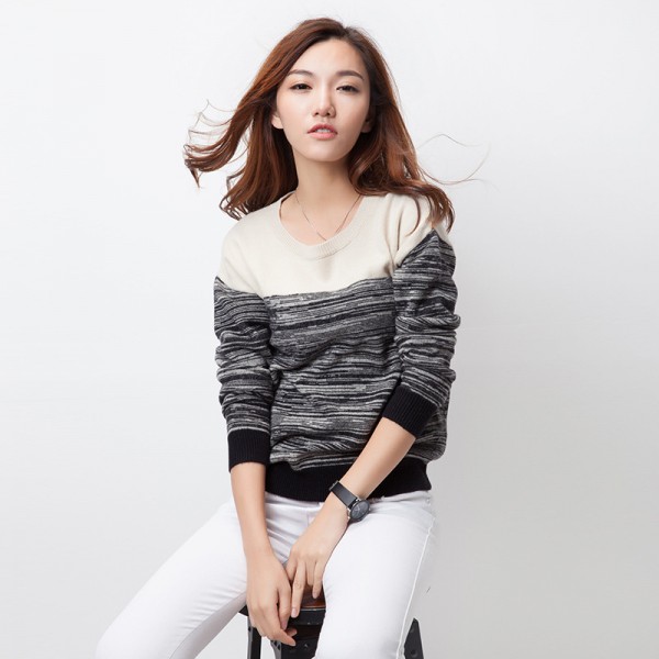 100%純羊毛衫 秋冬新款圓領裝色套頭毛衣 長袖修身打底羊毛衫工廠,批發,進口,代購