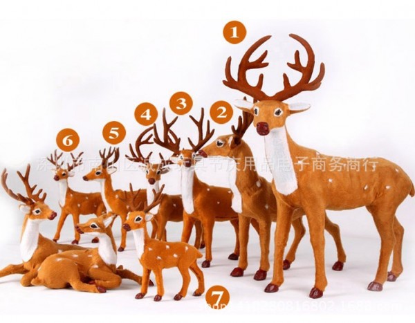 聖誕鹿 麋鹿 聖誕節馴鹿 聖誕樹擺設鹿 梅花鹿 聖誕場景裝飾鹿批發・進口・工廠・代買・代購