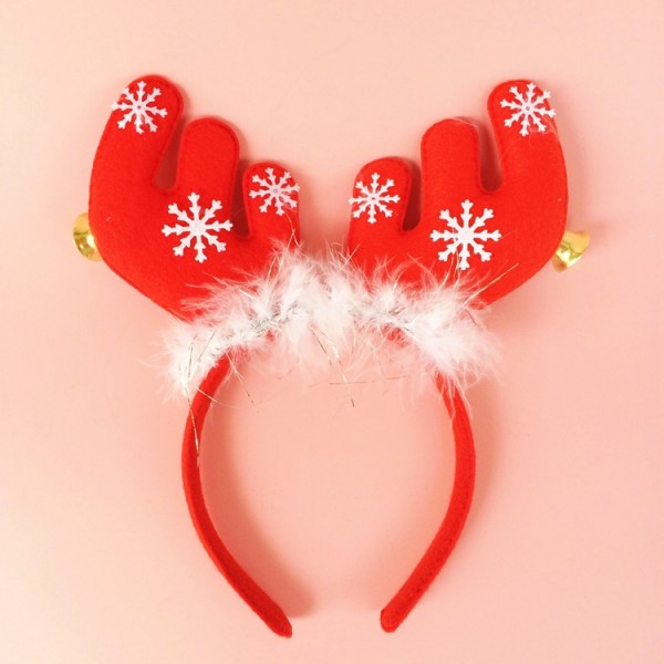 聖誕鹿角耳朵帶鈴鐺頭箍頭扣 節日化妝裝扮道具 聖誕節用品裝飾品批發・進口・工廠・代買・代購