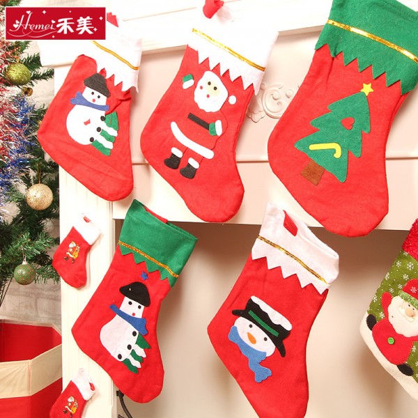 聖誕節裝飾品 聖誕襪 貼花聖誕大襪子聖誕糖果袋禮物袋批發批發・進口・工廠・代買・代購
