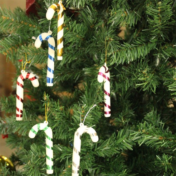 混批工廠直銷聖誕節裝飾禮品 聖誕樹掛件 聖誕小拐杖 糖果拐杖批發・進口・工廠・代買・代購