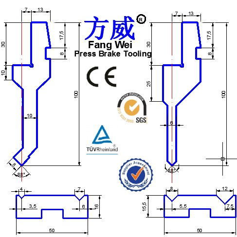 數控折彎機上模 數控折彎機下模 數控單V下模 數控雙V下模批發・進口・工廠・代買・代購