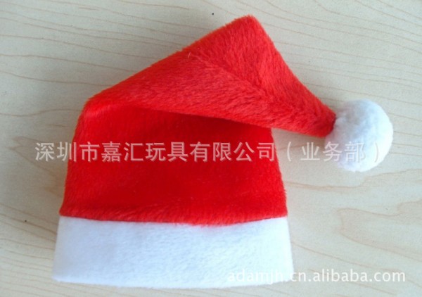 深圳廠傢直銷 聖誕節禮品 小款紅色剪毛迷你聖誕帽Christmas hat工廠,批發,進口,代購