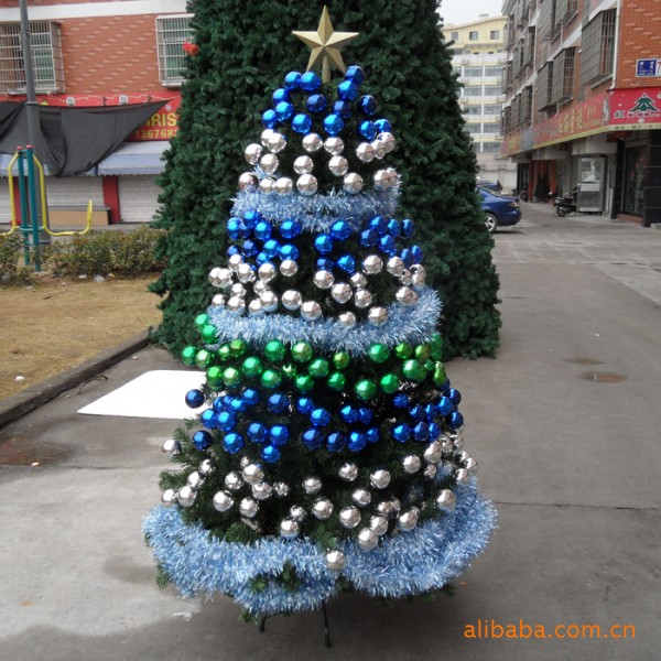 聖誕節 聖誕小禮品/聖誕場景裝飾/聖誕尊貴蛋糕樹 藍白球聖誕樹批發・進口・工廠・代買・代購