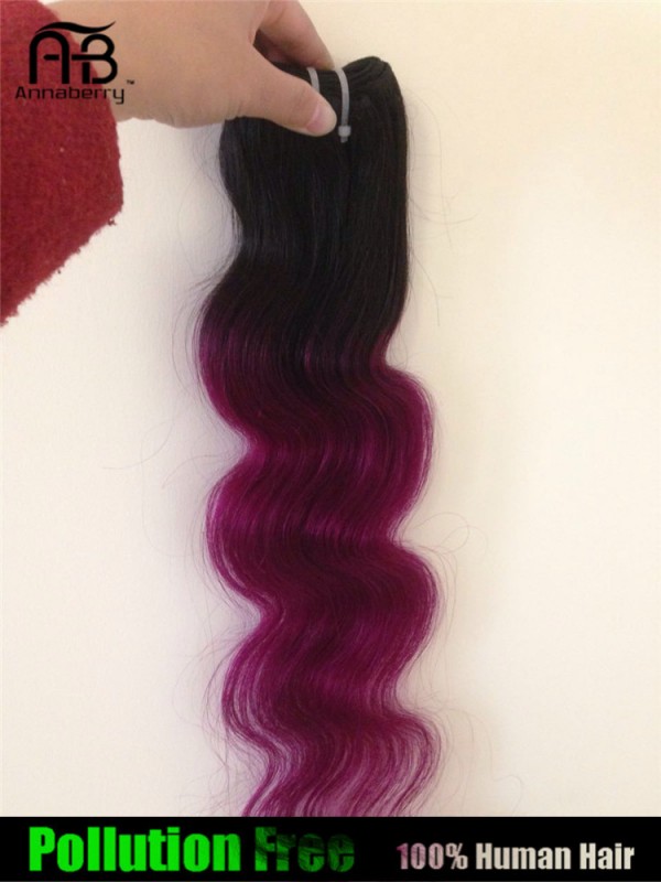 真人假發發簾 雙漸變紫色ombre body wave hair 巴西真人原發工廠,批發,進口,代購