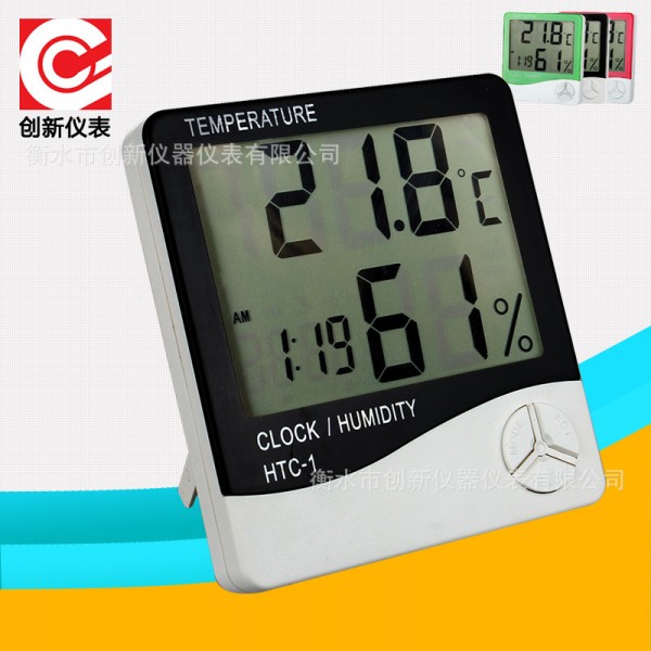 HTC-1大屏幕電子溫濕度計，數字溫濕度計,數顯溫濕度計批發・進口・工廠・代買・代購