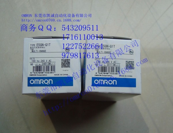 原裝正品OMRON歐姆龍現貨E5GN-Q03TC-FLK全新數字溫控器批發・進口・工廠・代買・代購