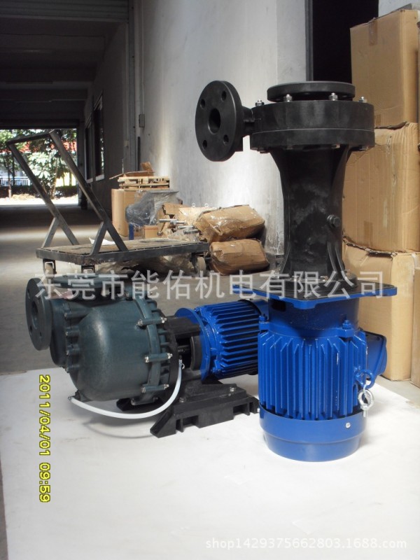 批發5HP臺灣國寶TECO,KD-65VK-5HP耐酸堿塑料立式液下泵批發・進口・工廠・代買・代購