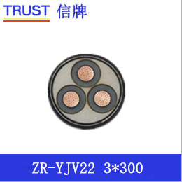 信牌電纜ZR-YJV22 3*300  聚氯乙烯絕緣聚氯乙烯護套電力電纜工廠,批發,進口,代購