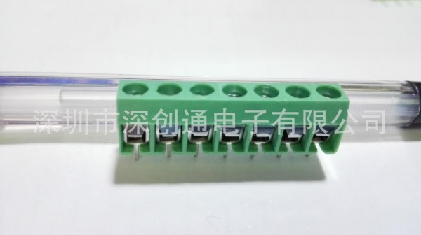 PCB接線端子 廠傢直銷綠色126V-5.0螺釘式直針工廠,批發,進口,代購