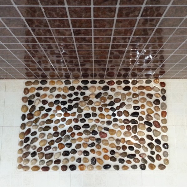 天然鵝卵石足底按摩墊/腳底走道/可水洗保健石子路浴室防滑門墊批發・進口・工廠・代買・代購