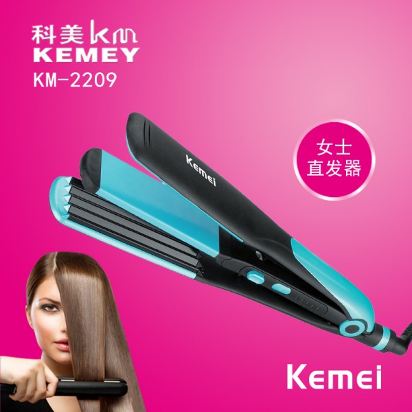 廠傢直銷KM-2209直卷兩用卷發棒批發2合1負離子玉米夾美發工具工廠,批發,進口,代購