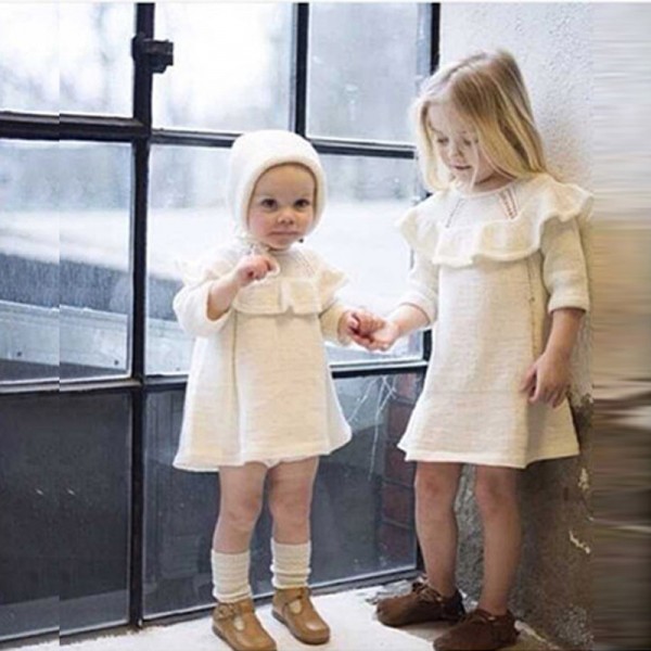 2015年秋款高端定製毛衣裙寶寶針織衫女童針織裙嬰兒連衣裙工廠,批發,進口,代購