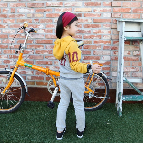 兒童套裝一件代發 2015童裝新品中小童衛衣套裝拼色 韓版連帽套裝批發・進口・工廠・代買・代購