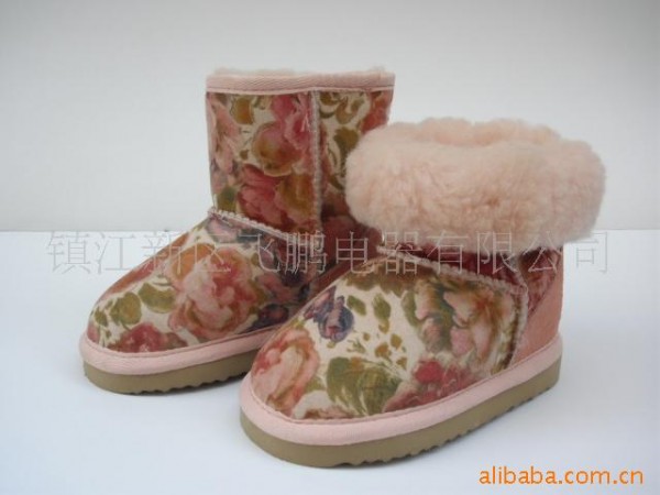 批發供應兒童雪靴  羊皮毛一體 5281玫瑰花色工廠,批發,進口,代購