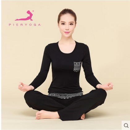 2015皮爾瑜伽秋冬新款女士瑜珈服修身時尚運動休閒53513套裝工廠,批發,進口,代購